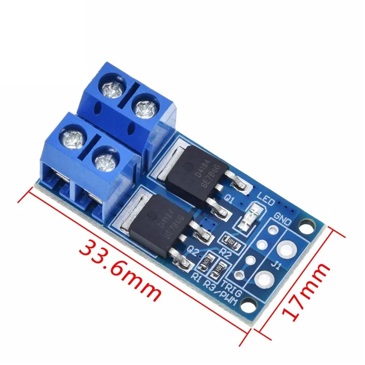 15A 400W MOS FET Trigger Switch Drive Module PWM Regulator Control Panel For Arduino