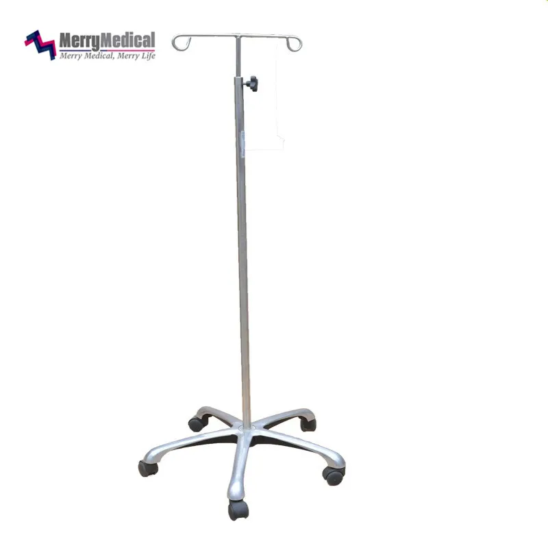 Durable Heavy Duty IV Drip Stand with 5 wheels.