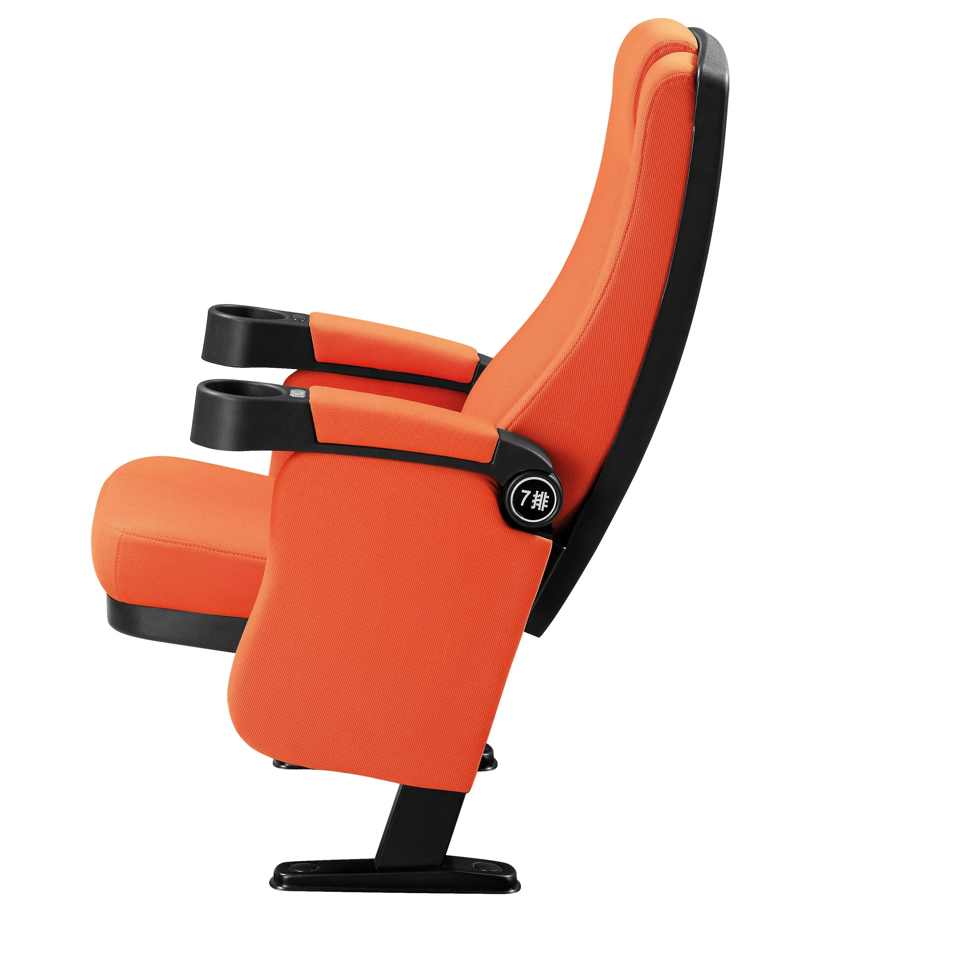 
Popular cinema seating chair movie theatre chair seating in colorful fabric and PU leather for home theatre government church 