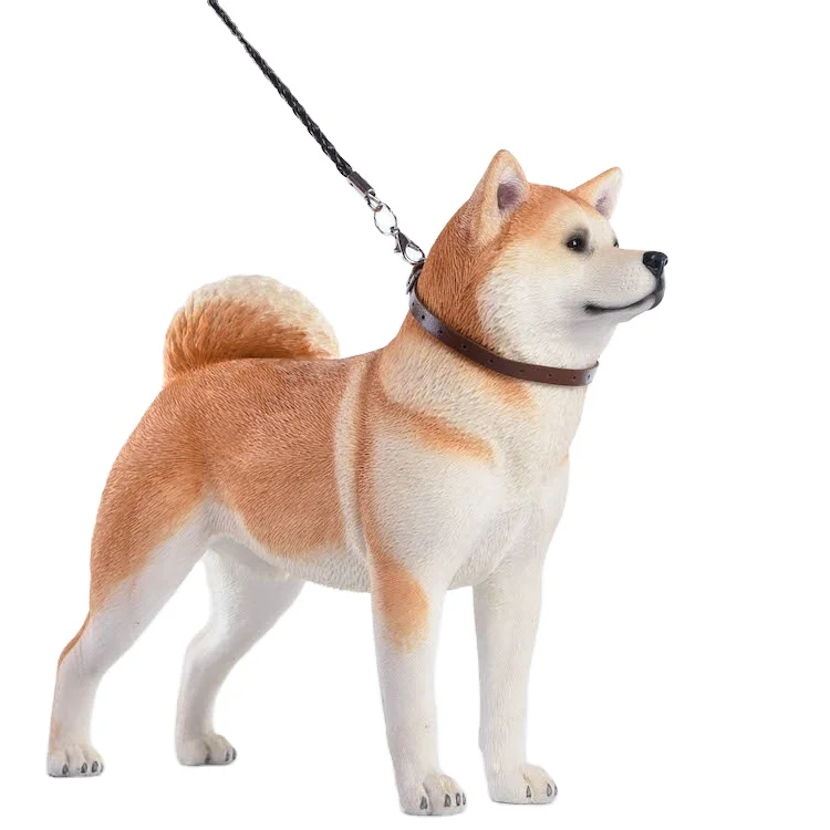 2022 Hot sale resin dog figurine JXK Akita dog statue for your friends