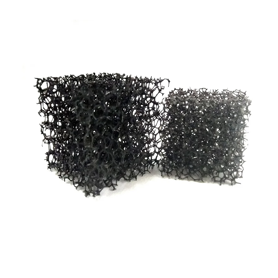 Water Eif Factory Customized Polyurethane sponge biologic padding 15 PPI Open Cell Reticulated Sewage Treatment Filter Foam