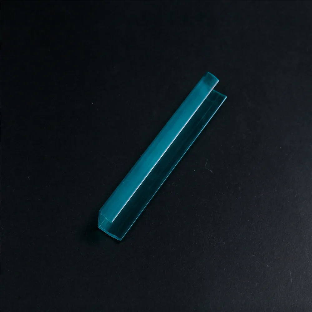 Cheap plastic channel extrusion pc sheet profile U made of polycarbonate manufacture