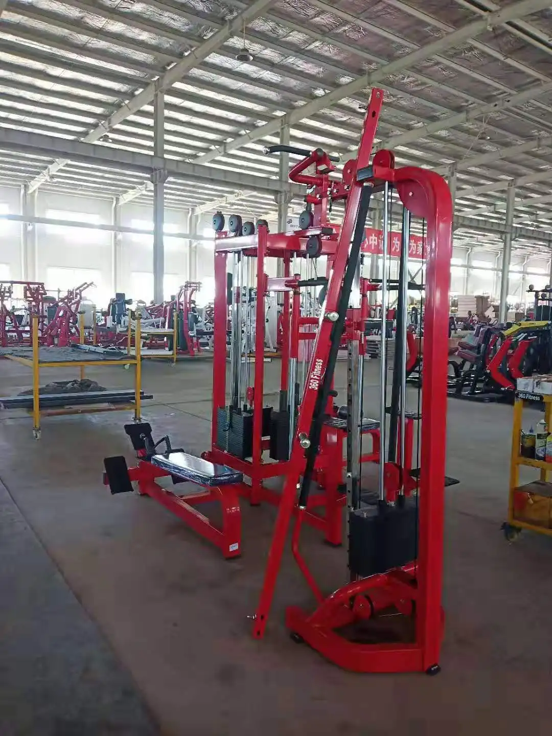 Professional Exercise Fitness Equipment Commercial Gym Equipment Multi Functional Training Multi Jungle 5 Stations