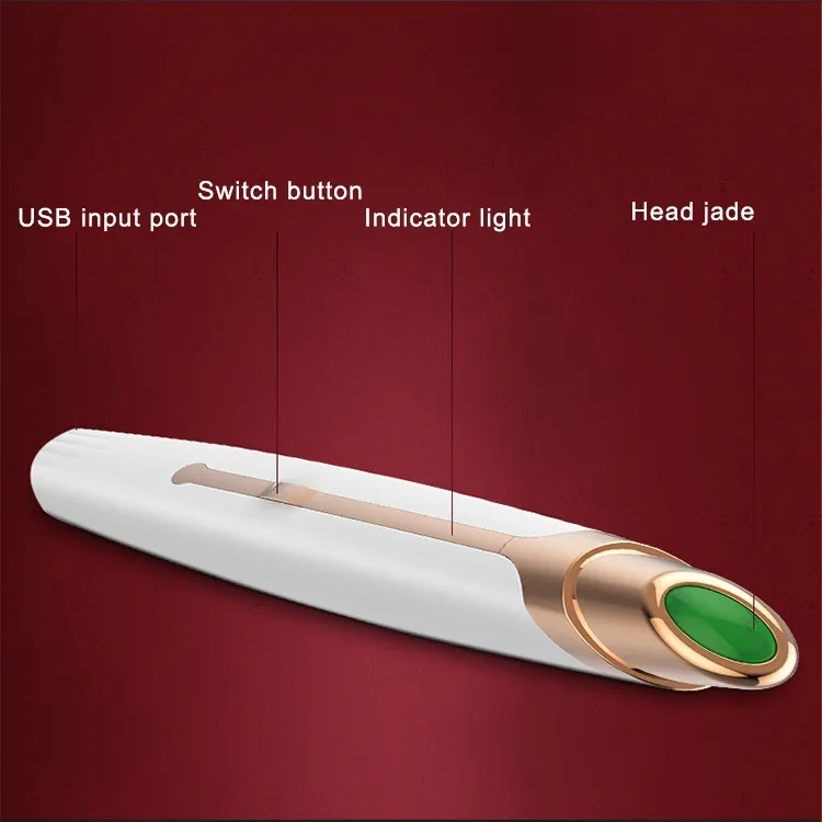 Eye Massager Pen With Warm Massage And Vibration Beauty Thin Face Skin Care Home Use Beauty Equipment