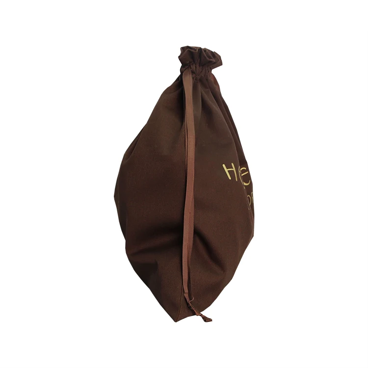 Популярный маленький мешок на шнурке из перерабатываемых материалов, экологически чистый хлопчатобумажный холщовый мешок для стирки на продажу