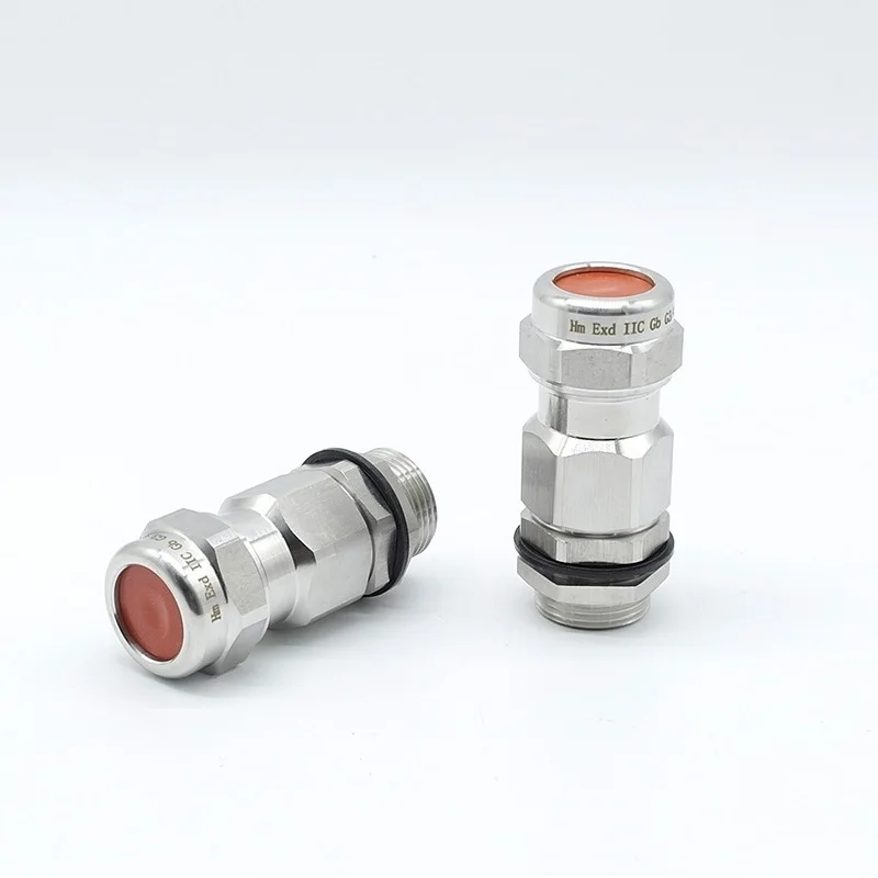 Factory Direct Price Stainless Steel 304 316L Or Brass Nickel Plated Water proof Explosion-proof Armored Cable Glands