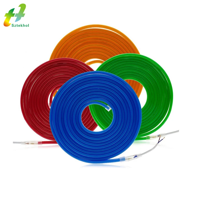 New generation separently split neon tubes cover 12V flexible strip lights silicone flex led neon separate