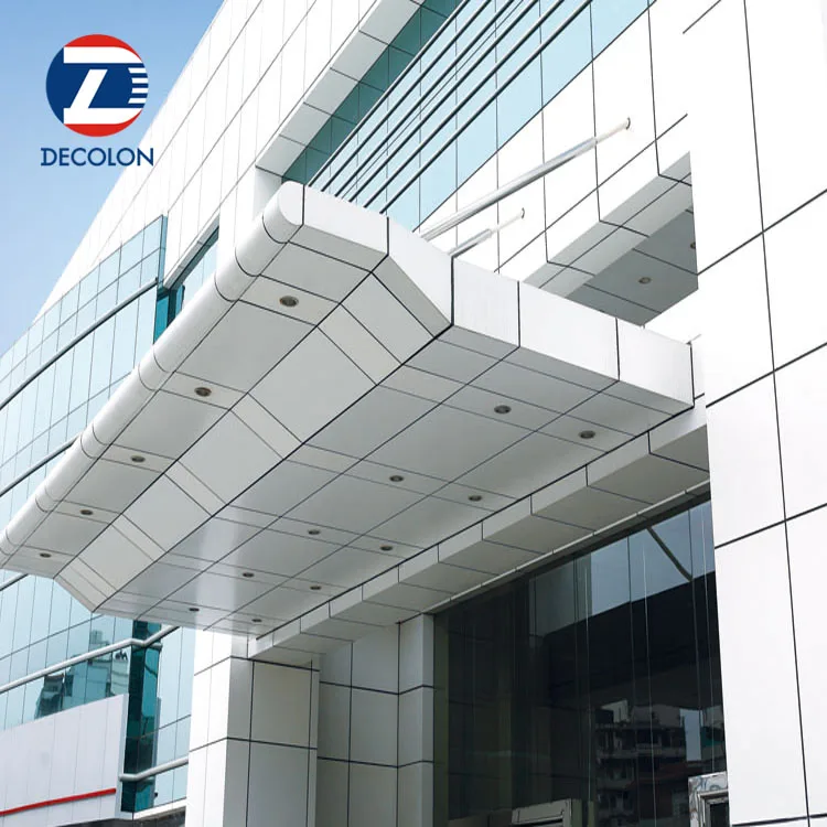 Металлическая алюминиевая Сплошная Панель алюминиевая Одиночная панель для фасада и навесной стены