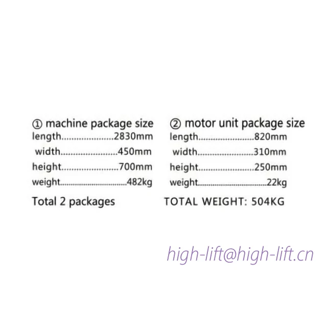 2 post car lifting ramp 4 tons YL140