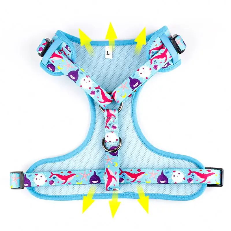 Factory Supplying Dog Harness Set Logo One Small Pet Collars Collar And Leashes