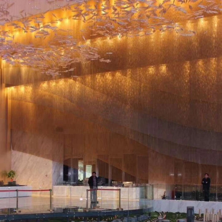 Wholesale restaurant aluminum mesh ceiling decoration