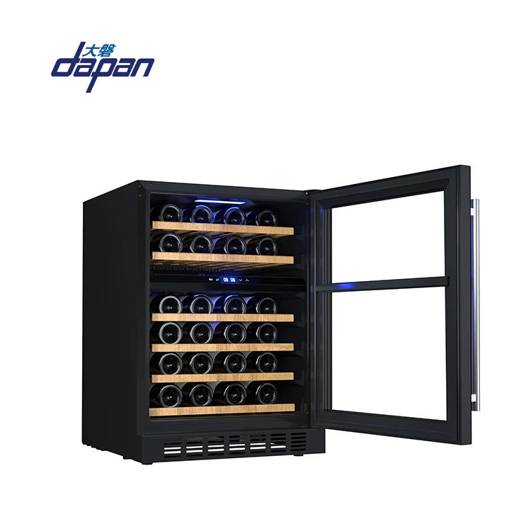 46 bottles dual temp wine cooler mini compressor wine cooler best wine cellar coolers