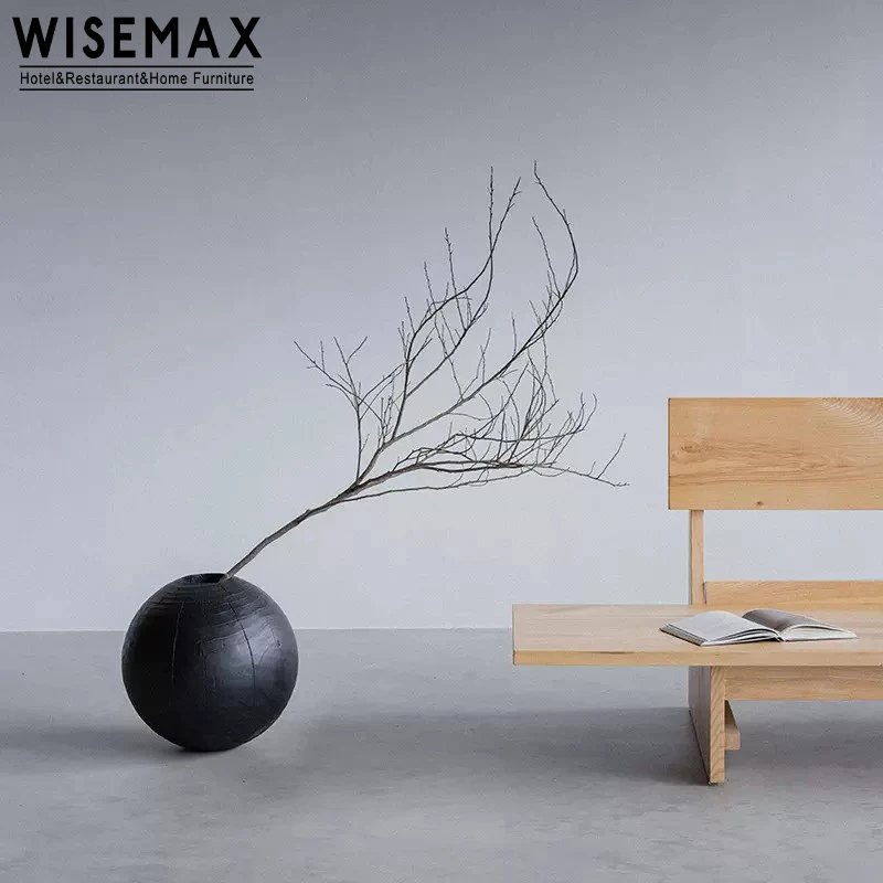 WISEMAX мебель светлая Роскошная домашняя напольная декоративная ваза для цветов ресторана деревянный