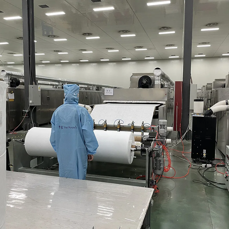  Изготовление на заказ расплавленная Нетканая ткань из мелтблауна нетканый расплавленный