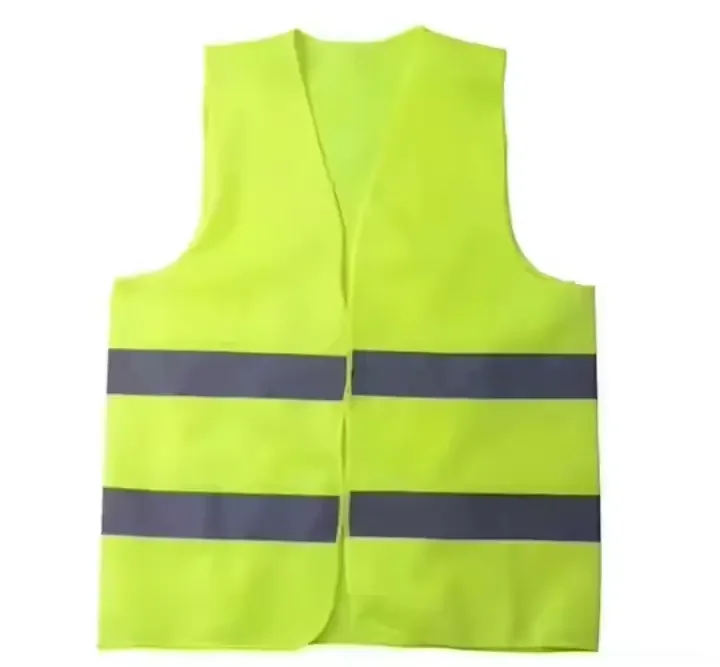 Running or Cycling Yellow High Visibility Walking Reflective Vest