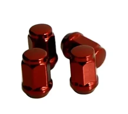 V50146 M12*1.5 Wheel Red Locking Lug Nuts 13735