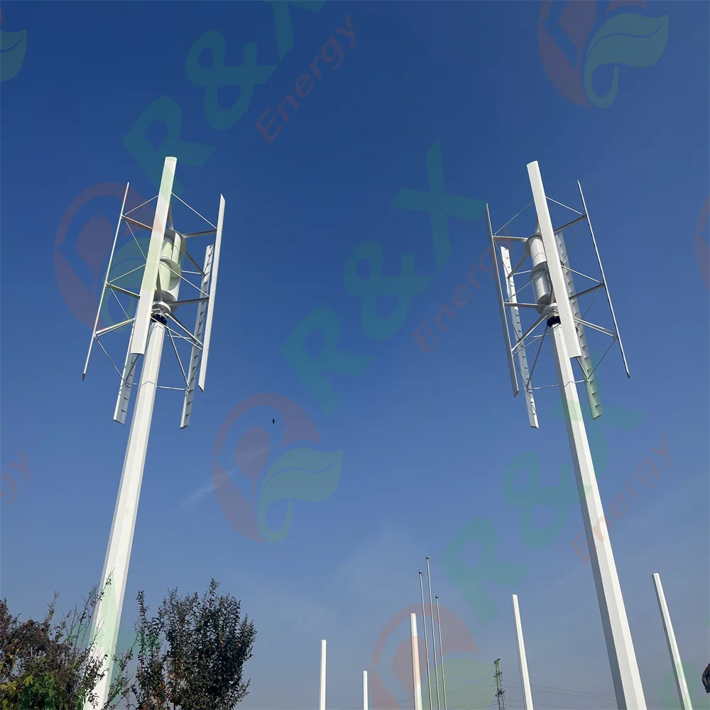 Low RPM Vertical Axis Maglev Wind Turbine 5KW 10KW 20KW 48V 120V 220V High Efficiency Wind Power Generator