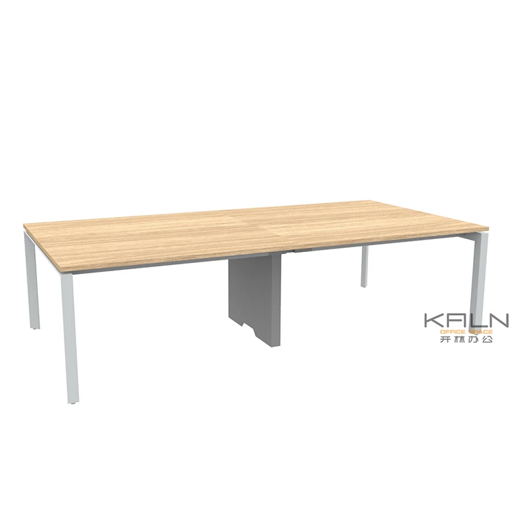 Factory customization Office meeting table melamine table top meeting conference table with aluminum leg