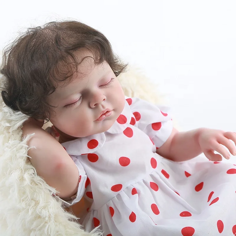 Toy 45Cm Doll Reborn Baby Doll Handmade Adorable Toddler Bonecas Bebe Doll Girl Girl Reborn Kits Clearance