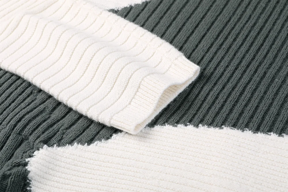 Warm and Luxurious Long Sleeve Pullover in RWS Fine Merino Wool Blend