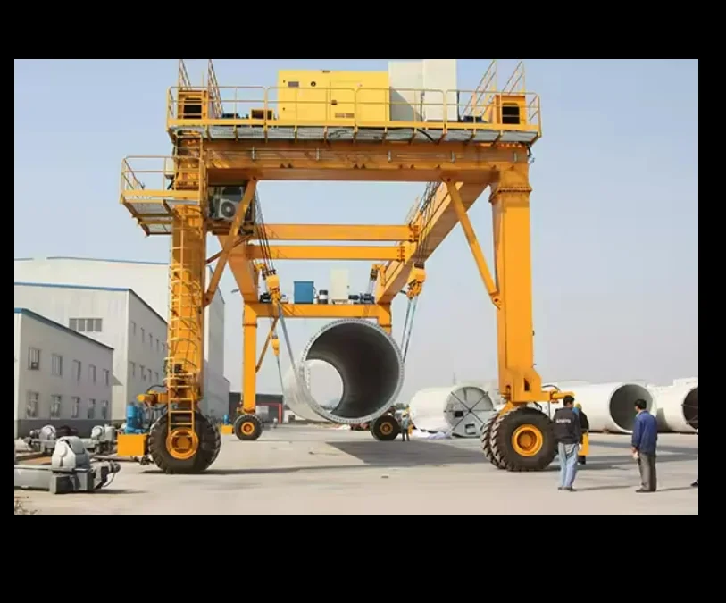 Китай 10 тонн 30 RTG резиновые шины подъемный козловой контейнерный кран по конечной цене