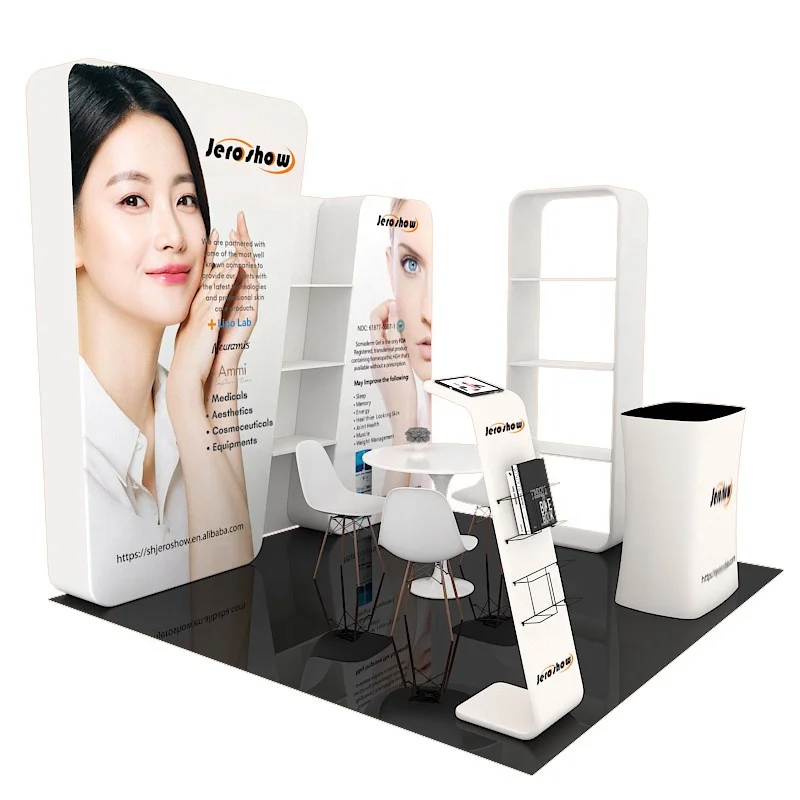 Hot Sales Custom Portable Modular Trade Show Display Booth Stand Mobile Event Exhibition Booth