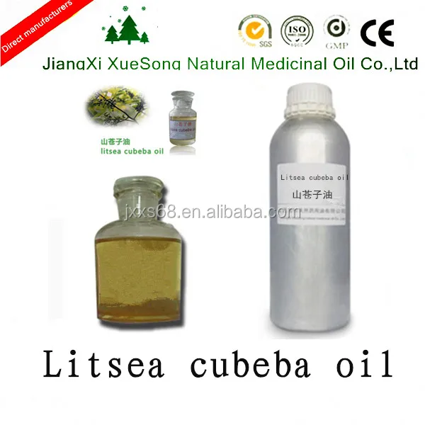 40-летняя фабрика поставляла чистое эфирное масло Litsea Cubeba оптом богатое лимоненом и цитралом