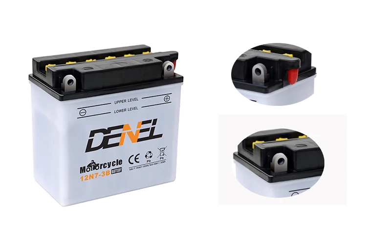 12V 7AH motocicleta batterie Replacements for bajaj/italika/akt/igb/autec MOTO battery