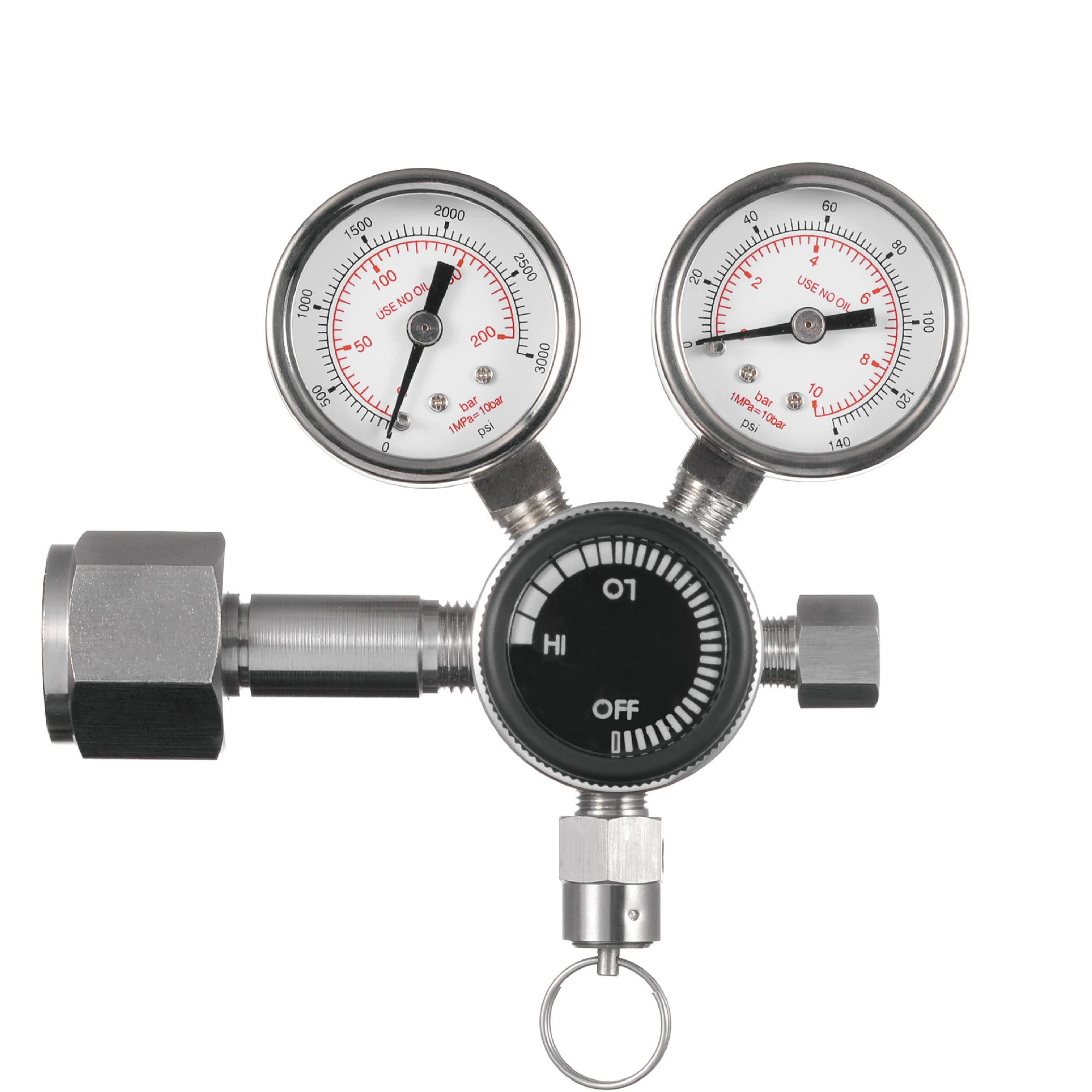 
Dual Gauge CO2 regulator for draft beer/beer keg 
