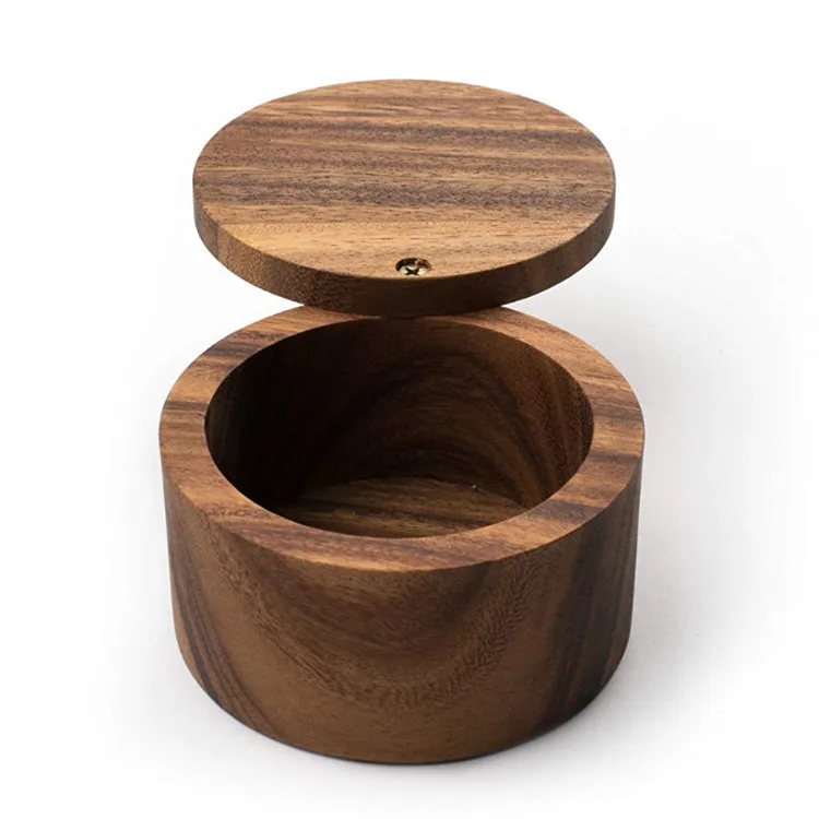 Высококачественный великолепный элегантный аппалахийский погреб, соляная коробка из дерева акации