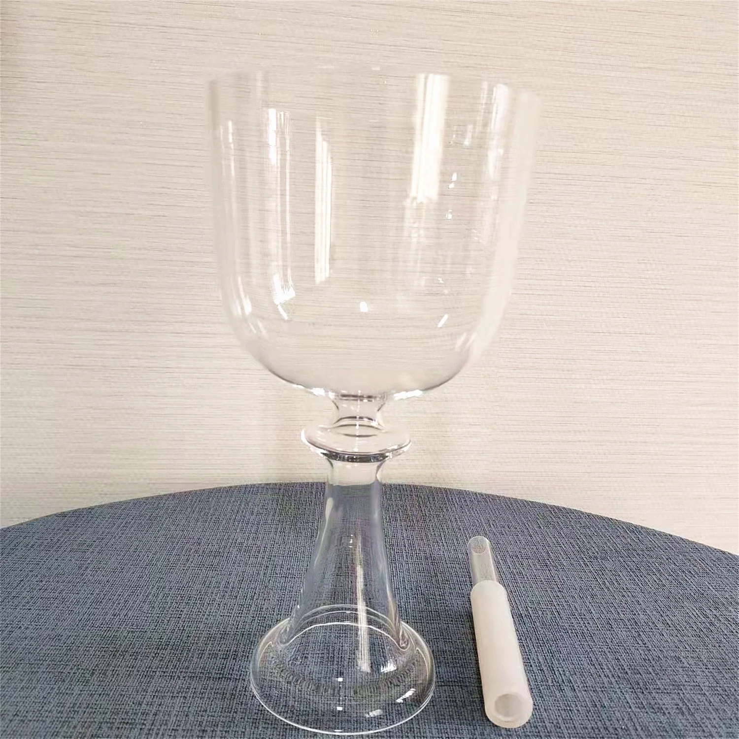 Хрустальный звук, лечебный шар, оптовая продажа, прозрачный космический цвет, Хрустальный гель для пения, для звучания