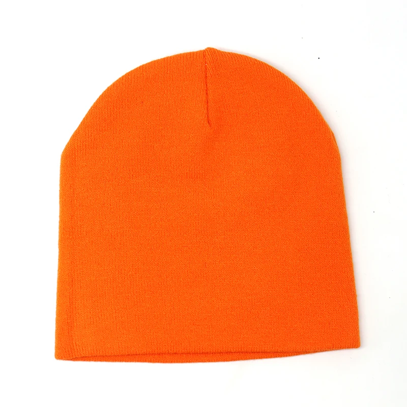 Autumn Winter Knitted Ribbed Men and Women Unisex Beanie Hats custom 3D embroidery
