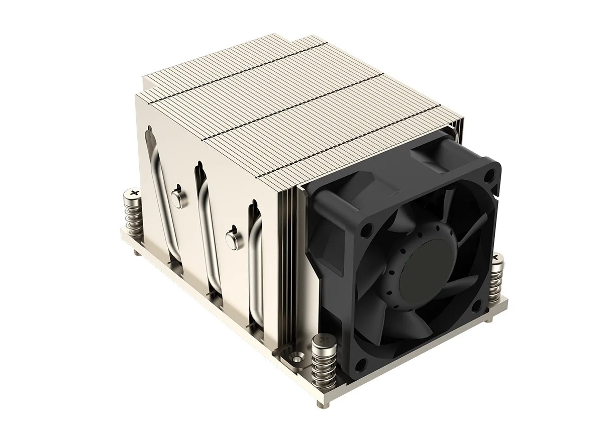 Высокопроизводительный 4PIN PWM вентилятор 2U Intel LGA4929 ARM9 270 Вт Лучший активный алюминиевый ребристый кулер с шариковым подшипником радиатор для