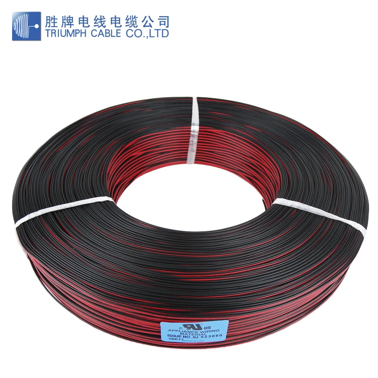 Высококачественный 2468 красный и черный двойной медный провод Triumph Cable Factory 8AWG 10AWG 12AWG 14AWG 16AWG 18AWG 20AWG