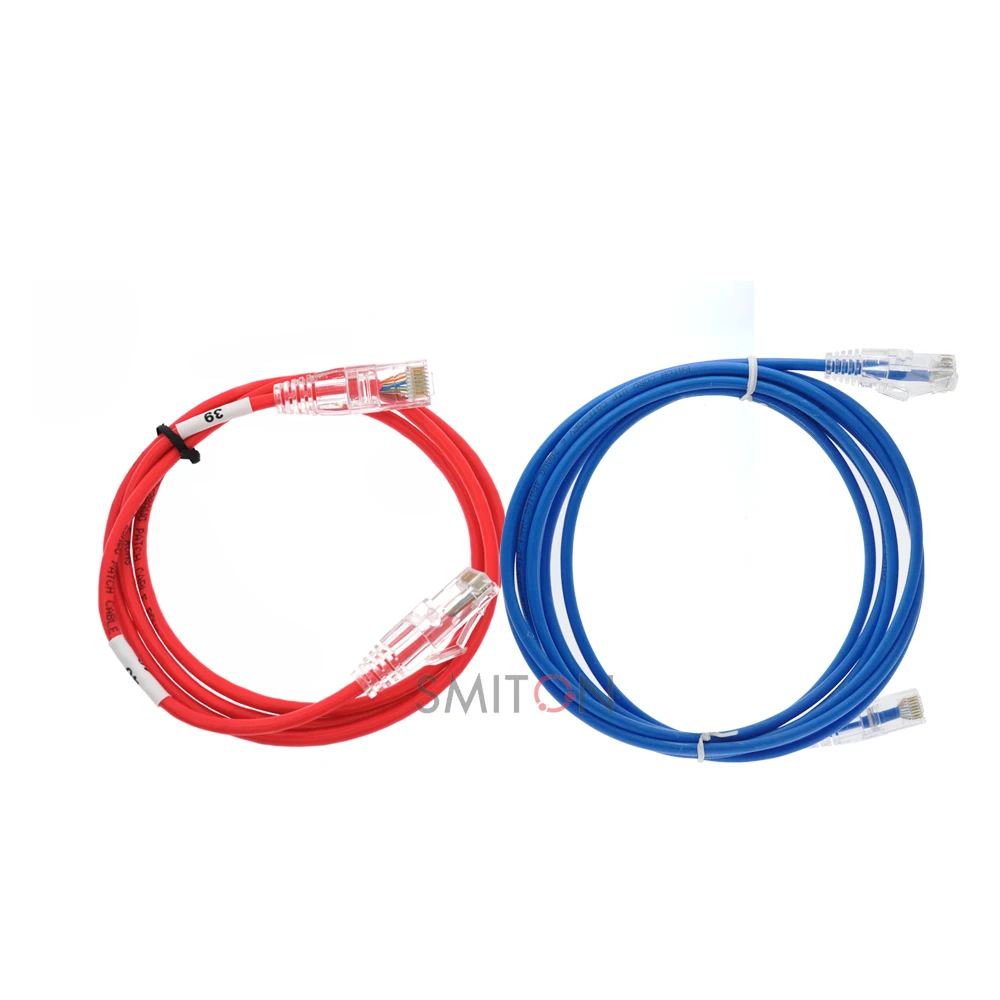 1m 3m 5m 10m 20m RJ45 UTP Cat6 Slim Patch Cord Copper