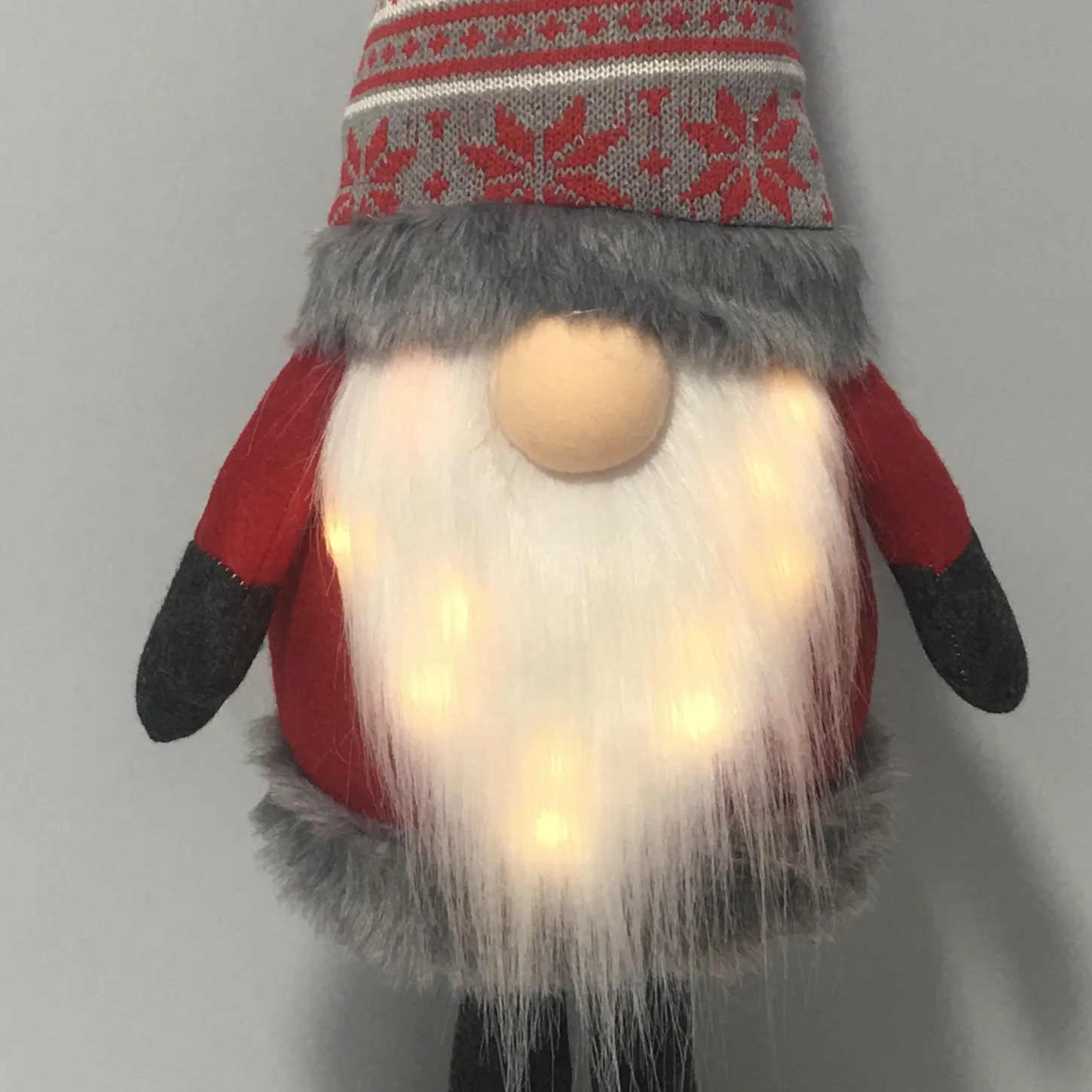 Factory Wholesale 2022 Santa Clause Beard Christmas gnomem  Pyroar Plush Handmade Party & Holiday supplies