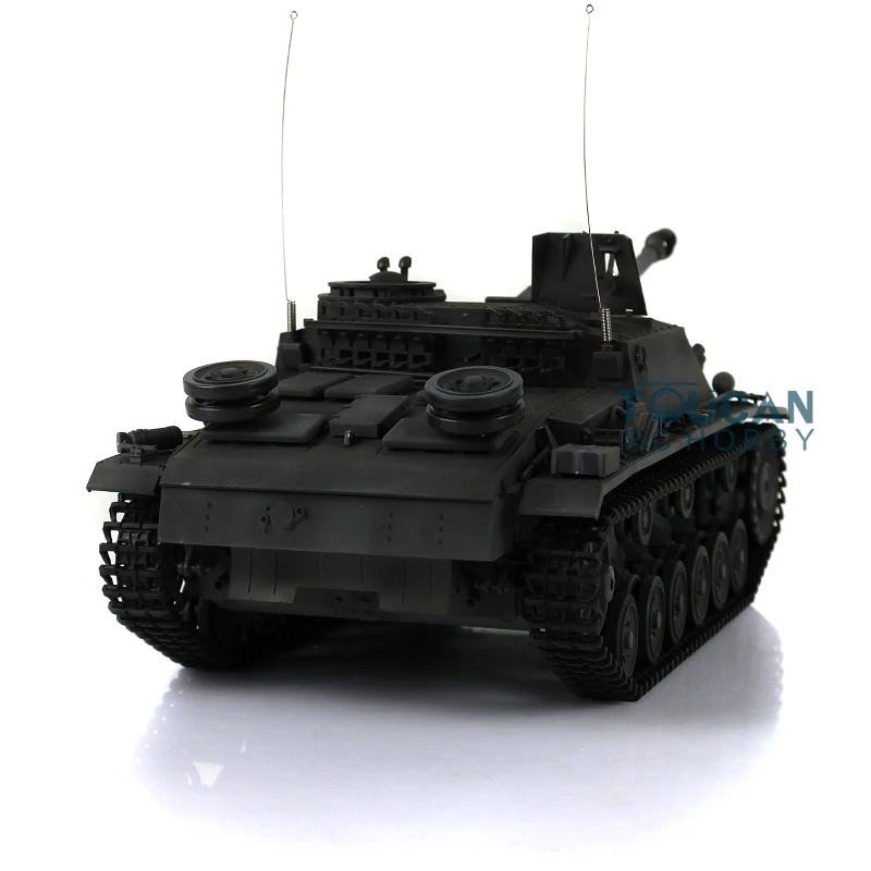 Heng Long 1/16 7 0 заказной Stug III RTR Радиоуправляемый FPV бак 3868 металлические гусеничные колеса Тукан готов к работе TH17436-ali6