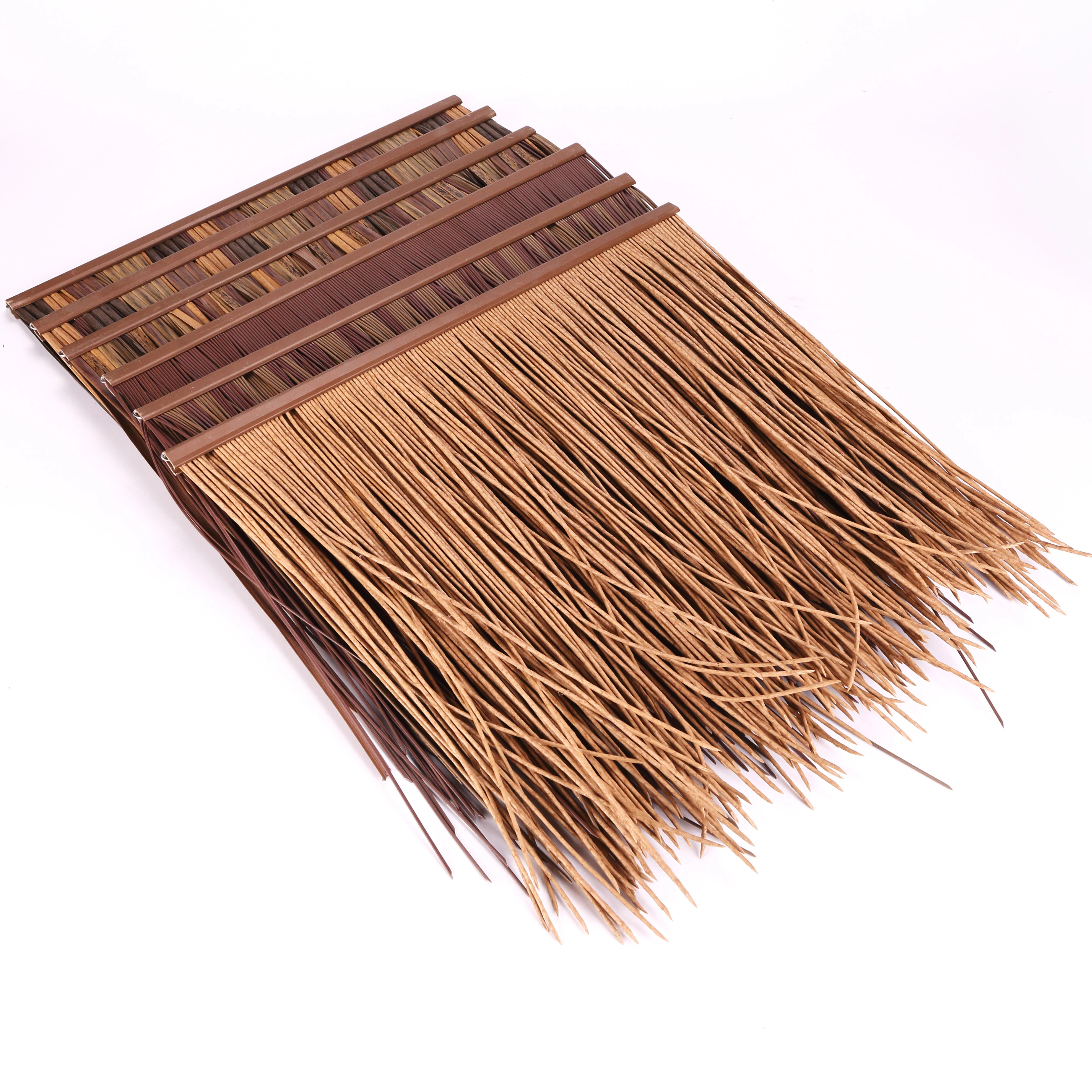 Synthetic Thatch Thatched Roof Cost Tropical Luau Decoration Real Raffia Deck Fringe Garland Tiki Bar Grass Thatch