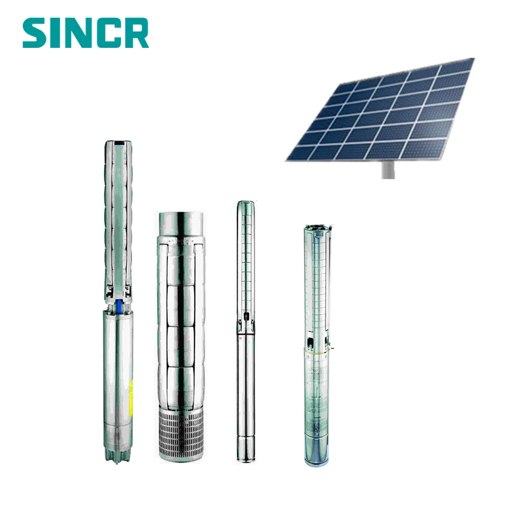 1-1000 m3/h lorentz solar submersible pump price with high head for agricultural irrigation system