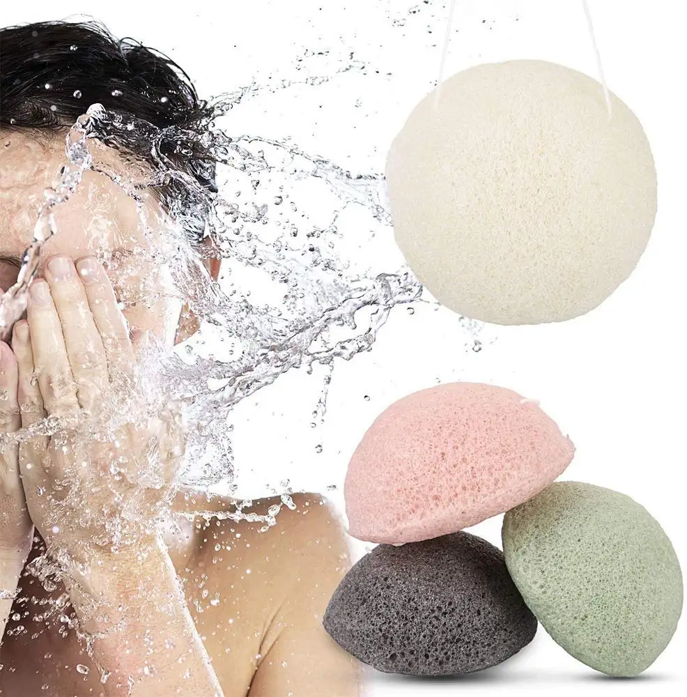 Private label organic konjac skin clearing sponge