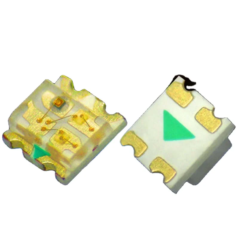 Super bright Full color Red Green Blue Tri color 1608mm 1615mm size 0603 RGB SMD LED diode for lights