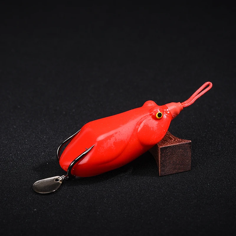 freshwater frog fishing lure handmade high quality soft fishing lure baits with strong pulling force