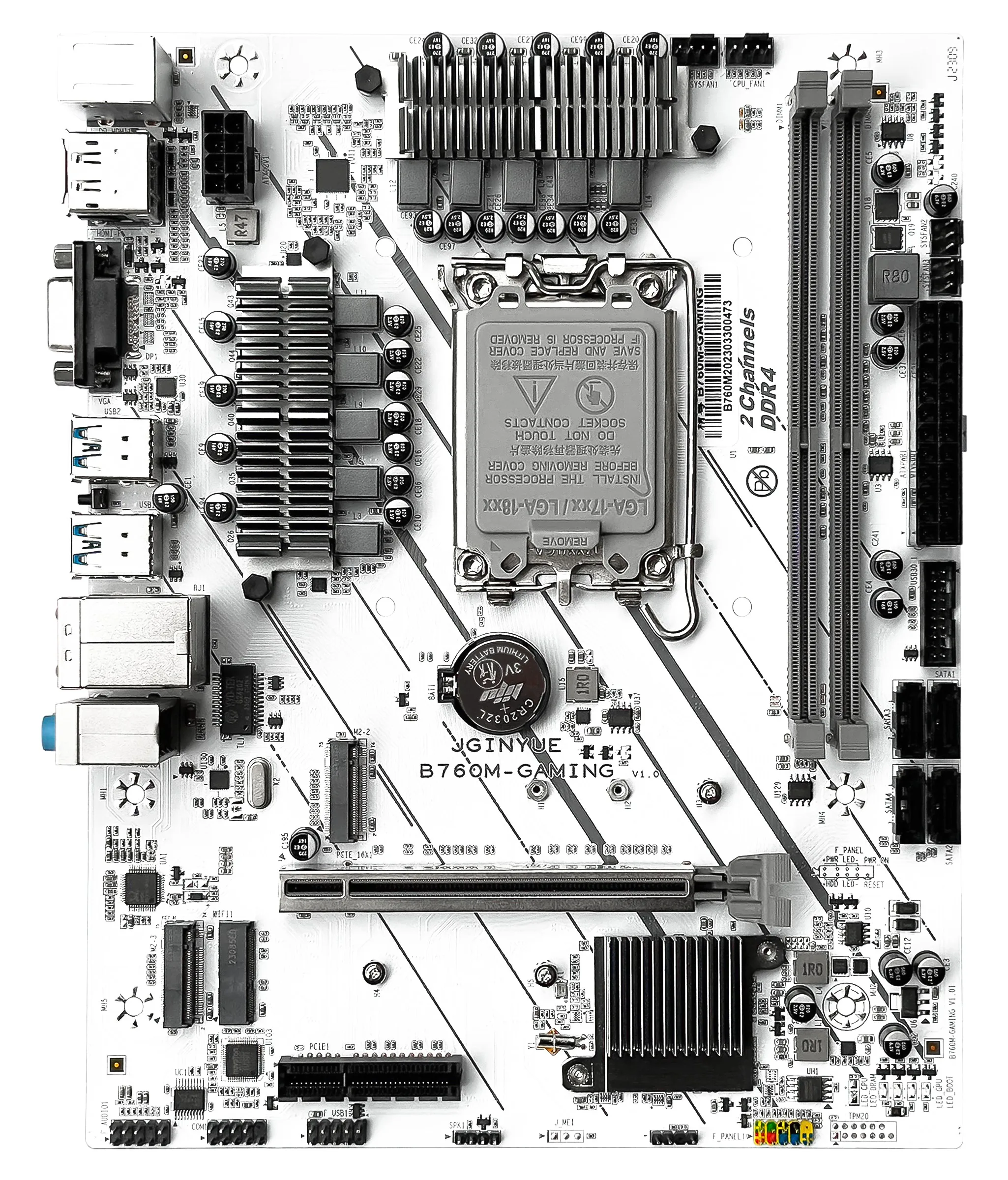 JGINYUE B760M материнская плата B760M-GAMING LGA 1700 поддержка Intel Core i3/i5/i7/i9 12-й 13-й процессор двухканальный DDR4 память