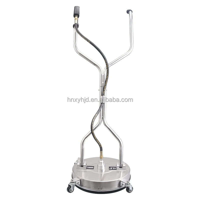 Amjet Surface Cleaner 24-Inch Stainless Steel Durable Scrubber with Armrests