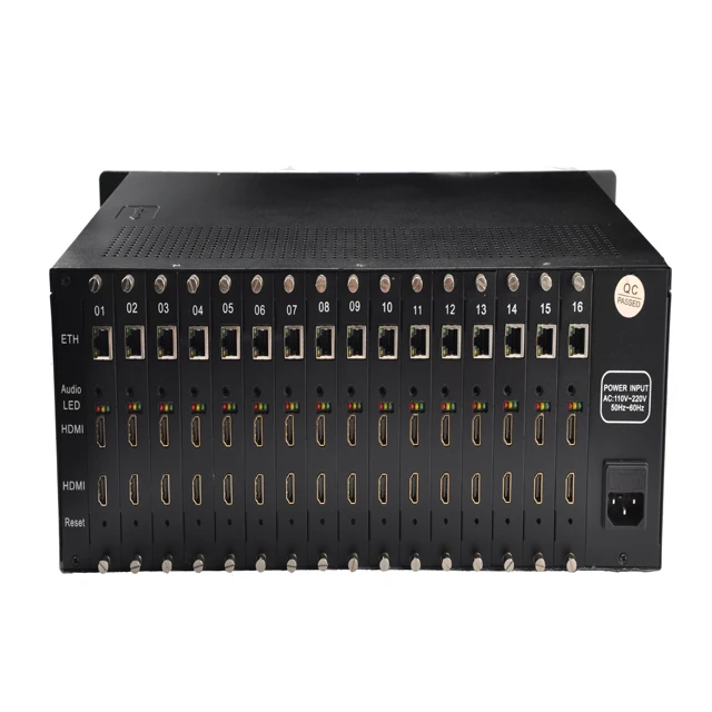 DMB-8916plus 16 каналов h.265 HDMI кодировщик кодирующее устройство телевидения по протоколу Интернета для IPTV/OTT программы