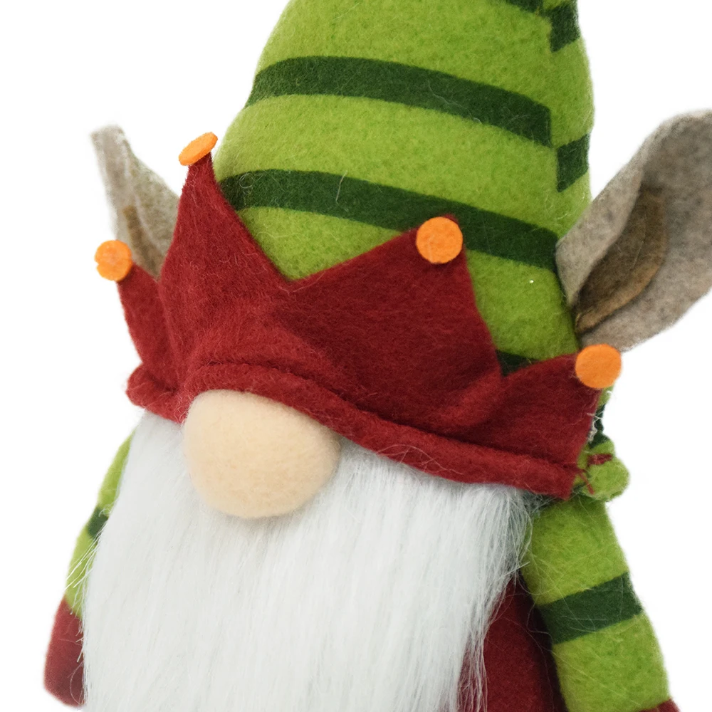 Victor Factory Gnome Christmas Decoration New Xmas Ears Gnomes Handmade Swedish Tomte Crown Gonk