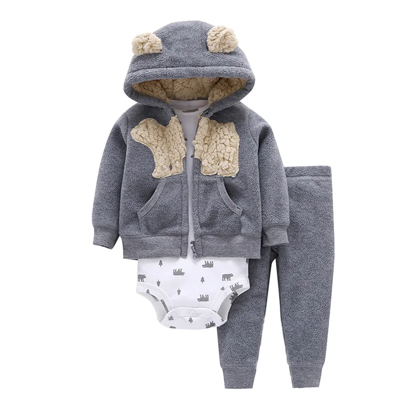 
Newborn Boy Girl 3 Pack kids wear clothes Bodysuit Jumpsuit Pant Clothes Romper Baby Clothing Sets 