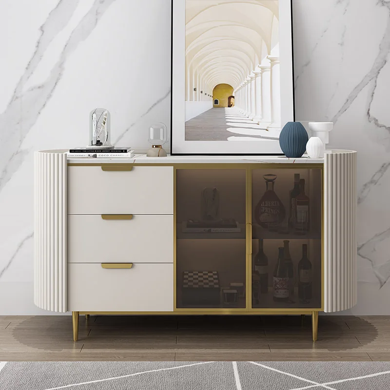 Горячая Распродажа, новый итальянский домашний столовый большой буфетный шкаф и набор обеденного стола