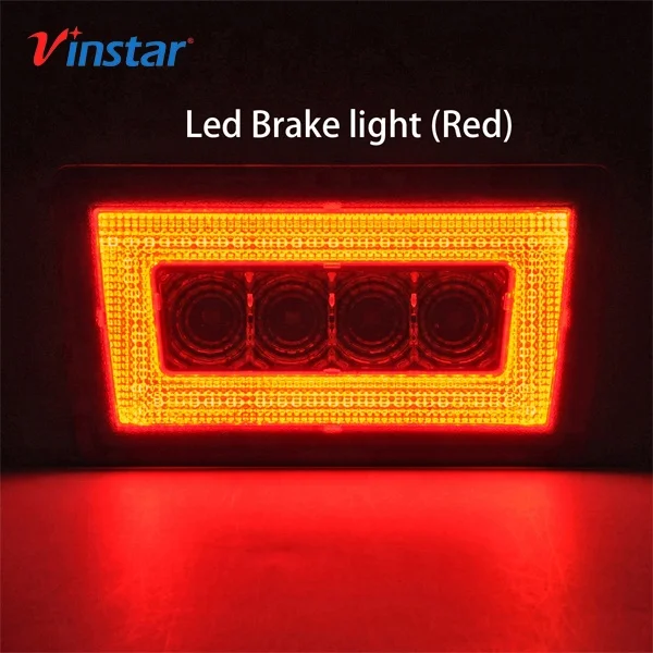 Vinstar Black Lens IP67 Waterproof Hot Selling 3-IN-1 Multifunction LED Rear Fog Reverse and Brake Lights for Subaru