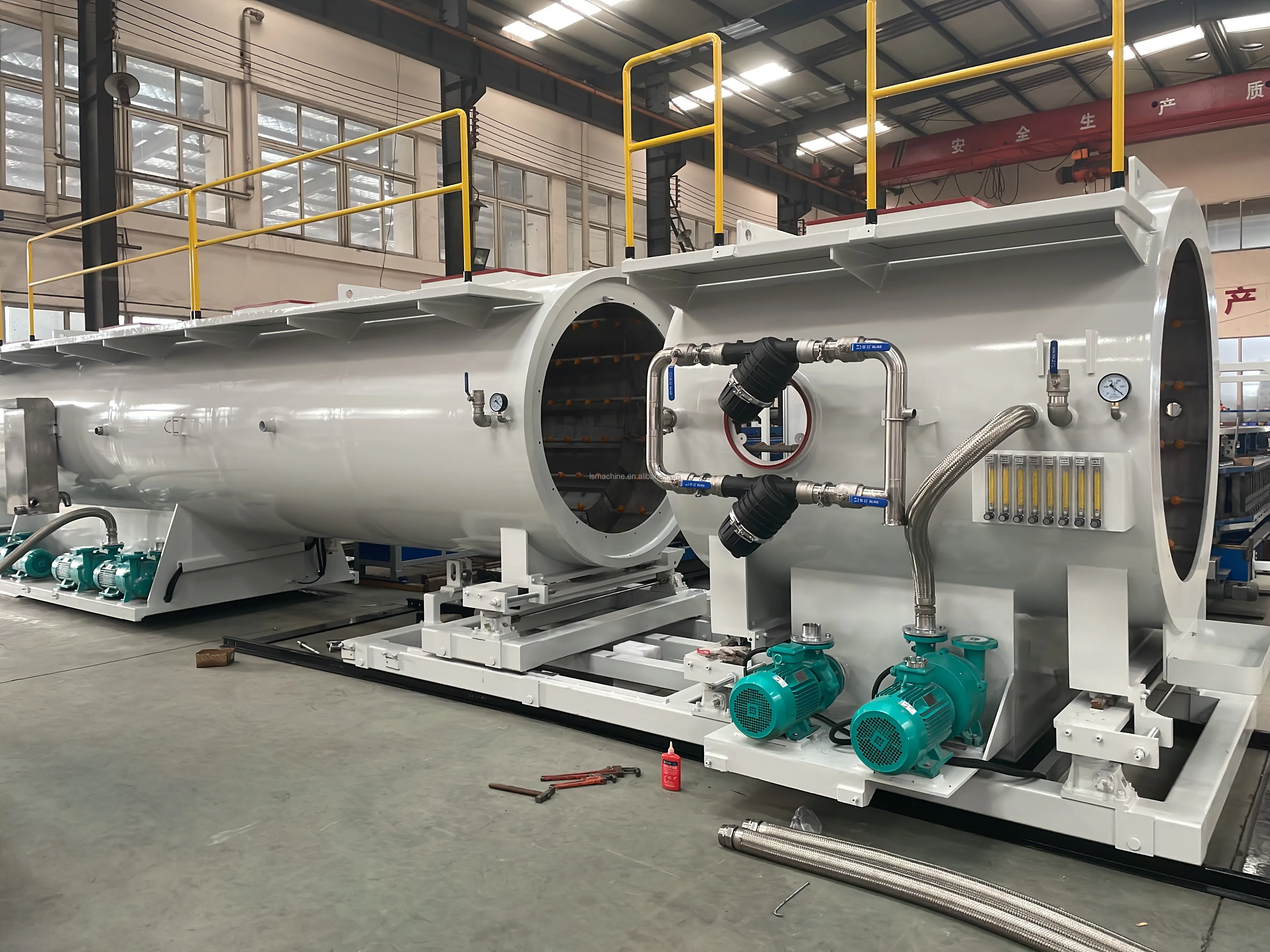 Hot sale 160-450mm HDPE pipe extruders PE irrigation pipe making machine